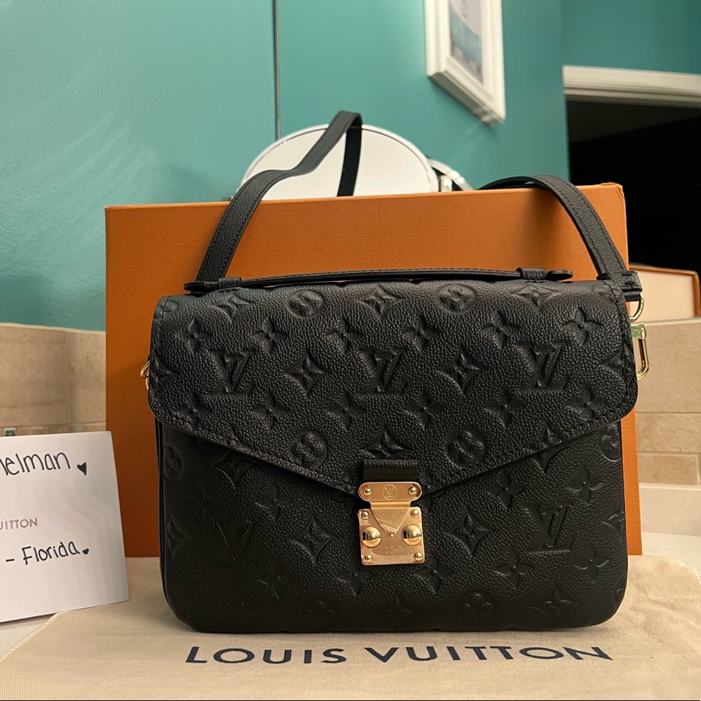 Louis Vuitton Black Empreinte Metis Pochette